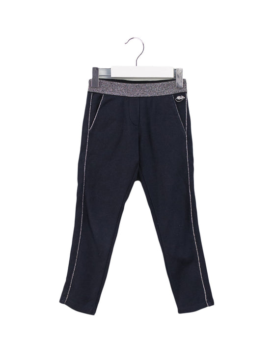 A Navy Casual Pants from Little Marc Jacobs in size 5T for girl. (Front View)