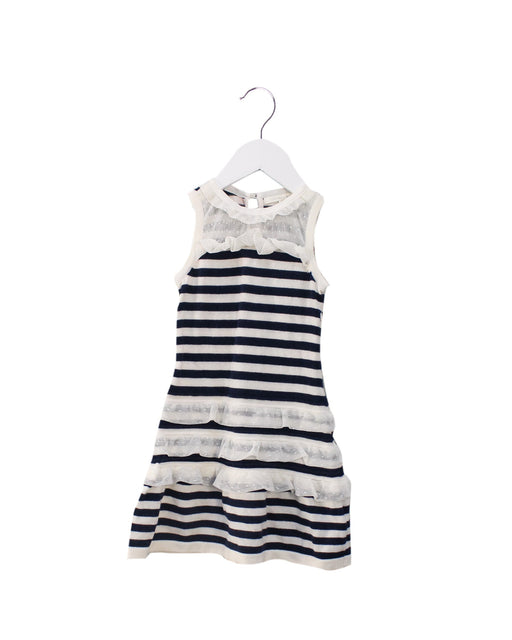 A Navy Sleeveless Dresses from Nicholas & Bears in size 6-12M for girl. (Front View)