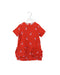 A Red Short Sleeve Dresses from Simonetta in size 6T for girl. (Front View)
