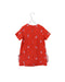A Red Short Sleeve Dresses from Simonetta in size 6T for girl. (Back View)