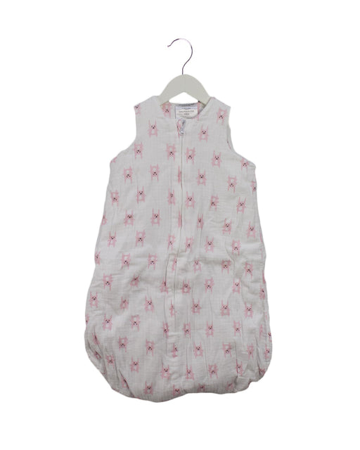 A White Sleepsacs from Aden & Anais in size O/S for girl. (Front View)