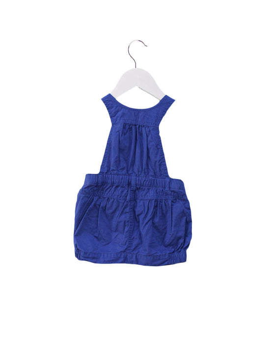 A Blue Overall Dresses from Sergent Major in size 6-12M for girl. (Back View)