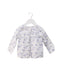 A White Long Sleeve Tops from DPAM in size 6-12M for girl. (Front View)