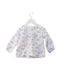 A White Long Sleeve Tops from DPAM in size 6-12M for girl. (Back View)