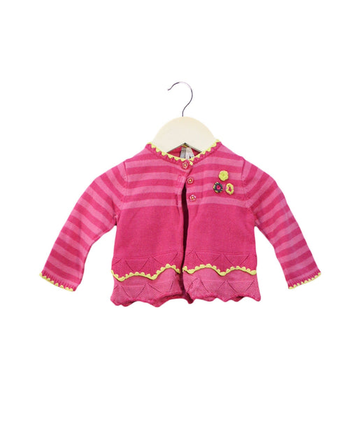 A Pink Cardigans from Orchestra in size 0-3M for girl. (Front View)