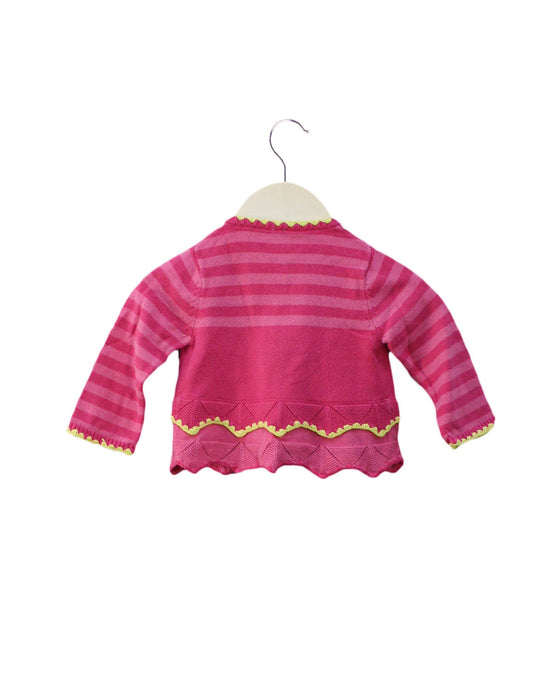 A Pink Cardigans from Orchestra in size 0-3M for girl. (Back View)