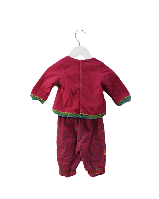 A Pink Pants Sets from Catimini in size 0-3M for girl. (Back View)