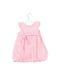 A Pink Sleeveless Dresses from Momonittu in size 12-18M for girl. (Back View)