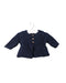 A Navy Cardigans from Vertbaudet in size 0-3M for girl. (Front View)
