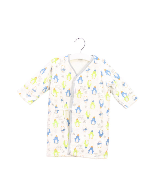 A White Lightweight Jackets from Mides in size 0-3M for boy. (Front View)