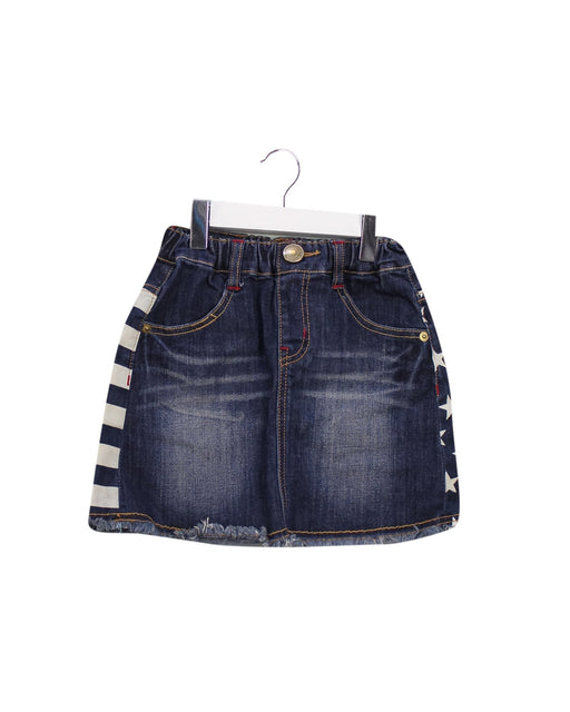 A Blue Short Skirts from Daddy Oh Daddy in size 2T for girl. (Front View)