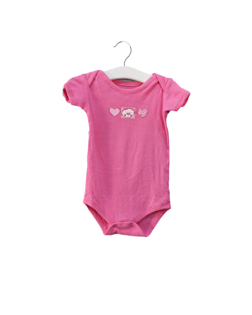 A Pink Short Sleeve Bodysuits from Early Days in size 12-18M for girl. (Front View)