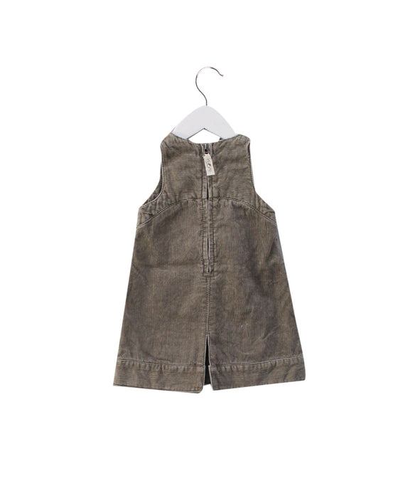 A Grey Sleeveless Dresses from Eeni Meeni Miini Moh in size 6-12M for girl. (Back View)
