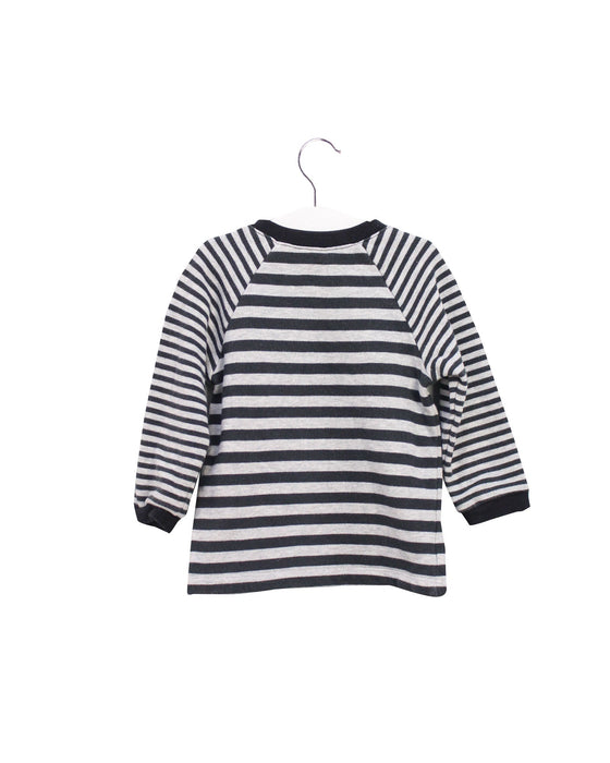 A Black Long Sleeve Tops from Kingkow in size 12-18M for boy. (Back View)