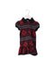 A Red Short Sleeve Dresses from Ralph Lauren in size 6-12M for girl. (Front View)