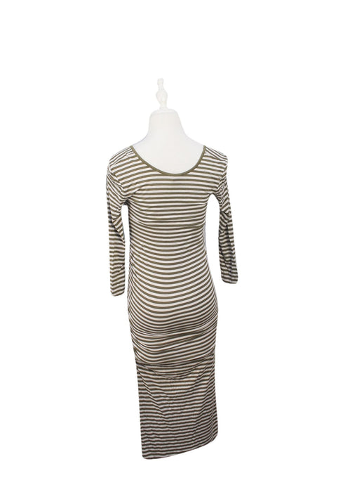 A Green Long Sleeve Dresses from Isabella Oliver in size XS for maternity. (Back View)