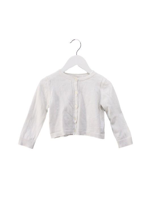 A White Cardigans from Burberry in size 12-18M for girl. (Front View)