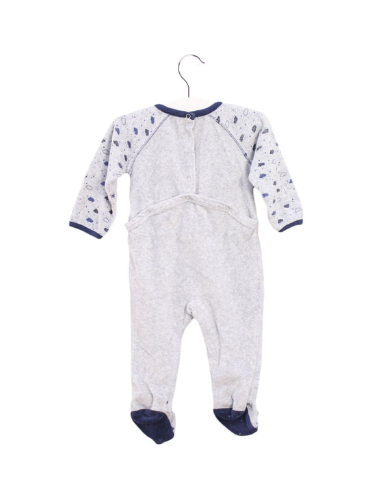 A Grey Long Sleeve Jumpsuits from Absorba in size 3-6M for boy. (Back View)