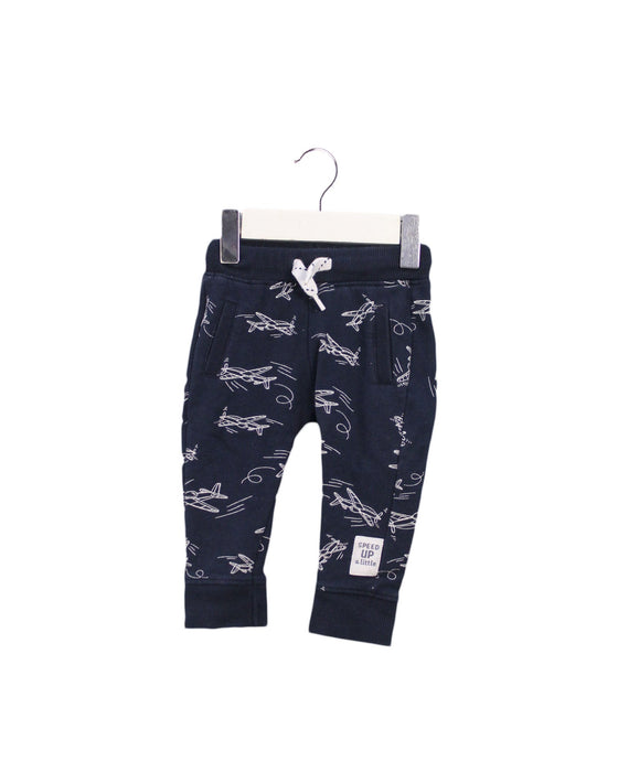 A Navy Sweatpants from Noppies in size 3-6M for boy. (Front View)