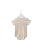 A Beige Short Sleeve Bodysuits from Natures Purest in size 3-6M for neutral. (Back View)