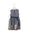 A Navy Sleeveless Dresses from Chickeeduck in size 4T for girl. (Back View)