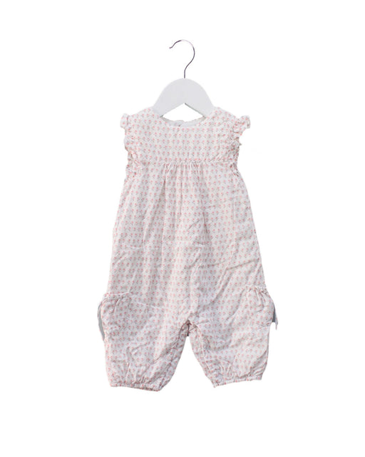 A Pink Jumpsuits from Jacadi in size 0-3M for girl. (Front View)