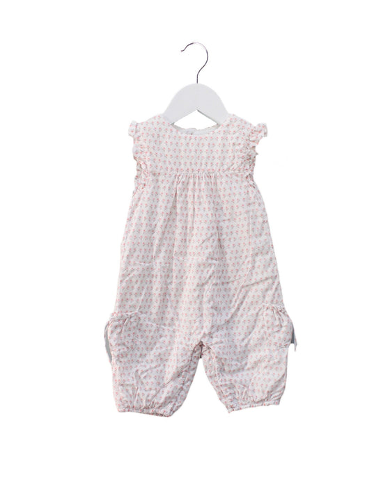 A Pink Jumpsuits from Jacadi in size 0-3M for girl. (Front View)