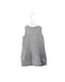 A Grey Sleeveless Dresses from Crewcuts in size 2T for girl. (Back View)