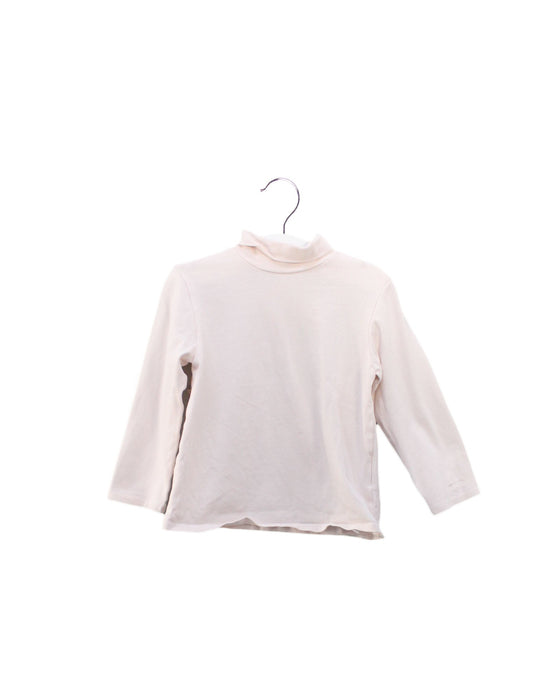 A Pink Long Sleeve Tops from Chloe in size 2T for girl. (Front View)