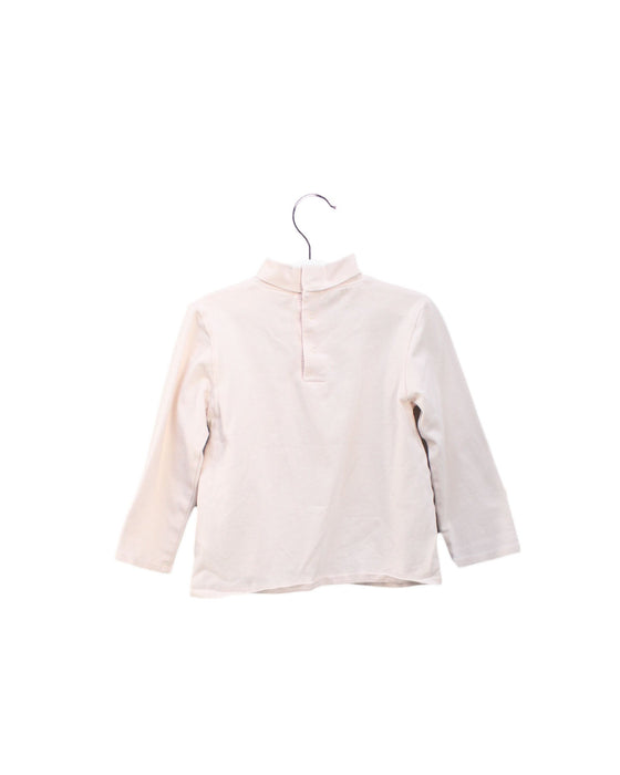 A Pink Long Sleeve Tops from Chloe in size 2T for girl. (Back View)