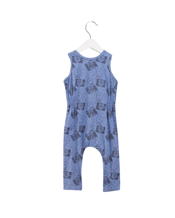 A Blue Sleeveless Jumpsuits from The Bonnie Mob in size 12-18M for girl. (Back View)