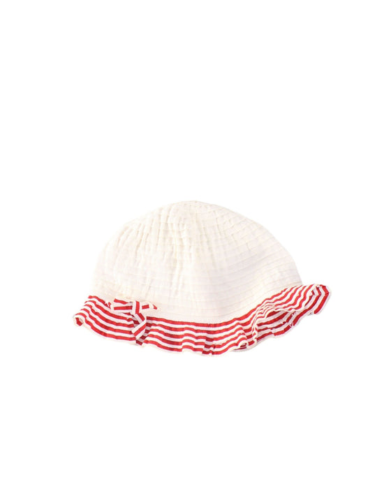 A Ivory Sun Hats from Grevi in size O/S for girl. (Front View)