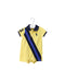 A Yellow Short Sleeve Rompers from Ralph Lauren in size 0-3M for boy. (Front View)