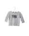 A Grey Long Sleeve Tops from Bonpoint in size 6-12M for boy. (Front View)