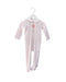 A Pink Onesies from Jacadi in size 6-12M for girl. (Front View)