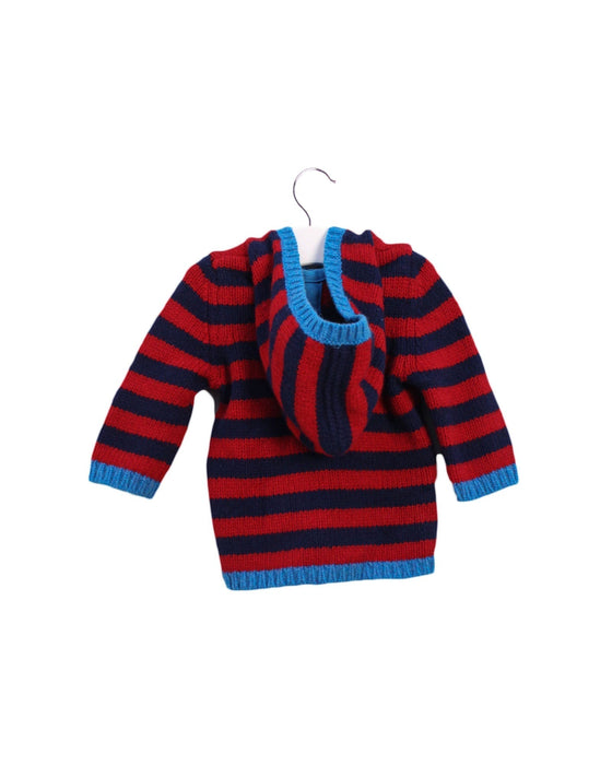 A Red Knit Sweaters from Boden in size 6-12M for boy. (Back View)