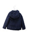 A Navy Puffer/Quilted Jackets from Kingkow in size 8Y for girl. (Back View)