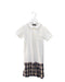 A Ivory Short Sleeve Dresses from Comme Ca Ism in size 5T for girl. (Front View)
