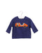 A Navy Long Sleeve Tops from Boden in size 3-6M for boy. (Front View)