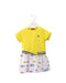 A Yellow Short Sleeve Dresses from Ferrari in size 2T for girl. (Front View)