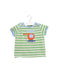 A Green Short Sleeve T Shirts from Boden in size 3-6M for boy. (Front View)