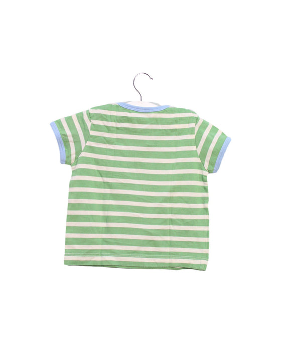 A Green Short Sleeve T Shirts from Boden in size 3-6M for boy. (Back View)