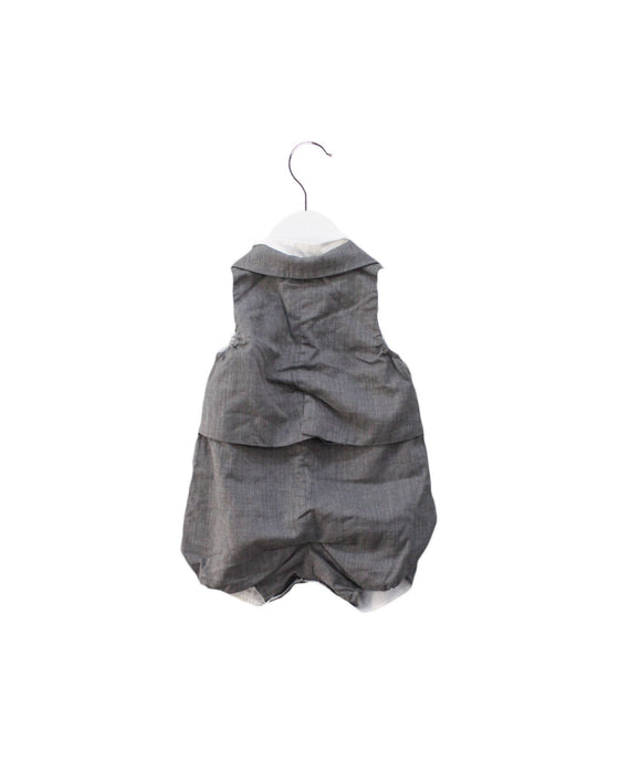 A Grey Rompers from Dior in size 6-12M for boy. (Back View)