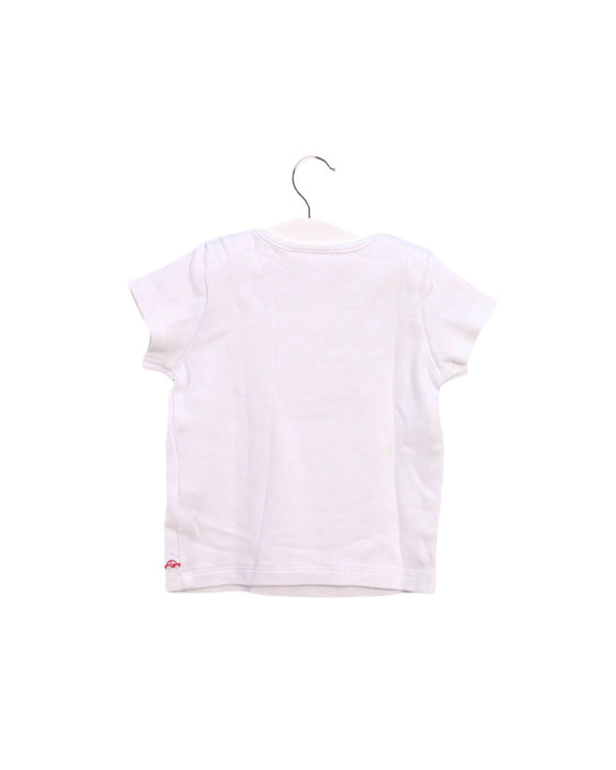 A White Short Sleeve T Shirts from Seed in size 6-12M for boy. (Back View)