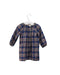 A Blue Long Sleeve Dresses from Bonpoint in size 3T for girl. (Back View)
