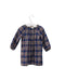 A Blue Long Sleeve Dresses from Bonpoint in size 3T for girl. (Back View)