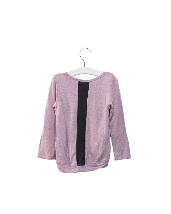 A Purple Long Sleeve Tops from Juicy Couture in size 2T for girl. (Back View)