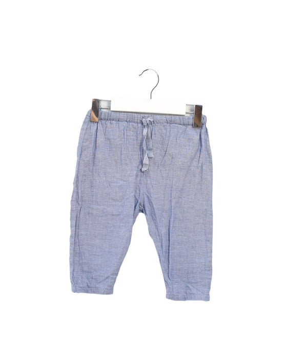A Blue Casual Pants from Marie Chantal in size 6-12M for girl. (Front View)