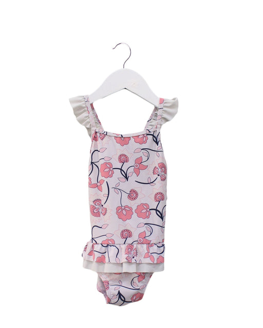 A Pink Swimsuits from Seed in size 18-24M for girl. (Front View)