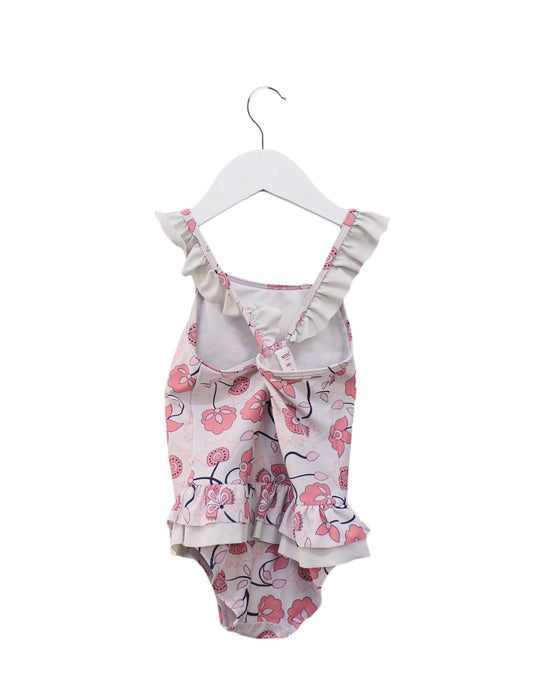 A Pink Swimsuits from Seed in size 18-24M for girl. (Back View)